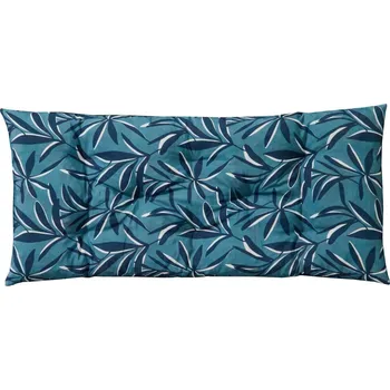 Polštář Blancheporte Dlouhý polštář na sezení s potiskem listů modrošedá