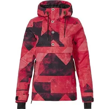 Bunda Rehall FRIDA Graphic Mountains Red Pink velikost XL