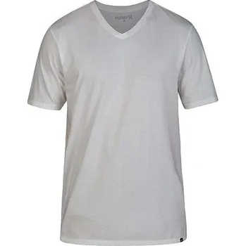 Tričko Hurley V-NECK S/S White/Black/Black velikost M