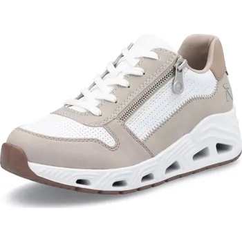 Dámské polobotky RIEKER N5204-80 bílé dámské tenisky 38