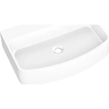 Umyvadlo Umyvadlo na desku obdélníkové Moderno 60 cm bílé