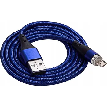 Datový kabel Kabel Akyga USB - microUSB typ B 1 m modrý
