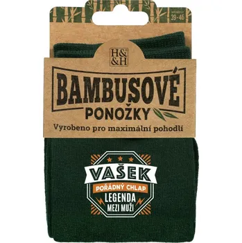 Party dekorace Albi Bambusové ponožky - Vašek vel. 39-46
