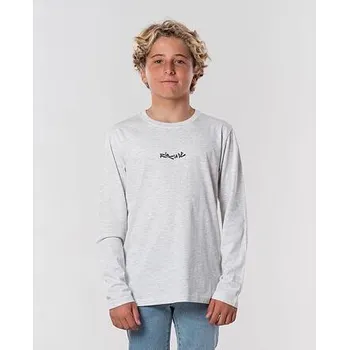 Pánské tričko Tričko Rip Curl BLAZED & TUBED L/S TEE BY Snow Marle velikost 8