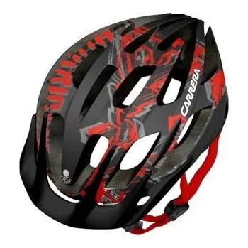 Cyklistická přilba Cyklistická helma Carrera HURRICANE Black Red velikost L