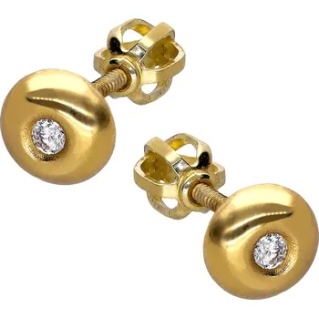 Náušnice Zlaton Náušnice žluté zlato 1.45g 000242807238