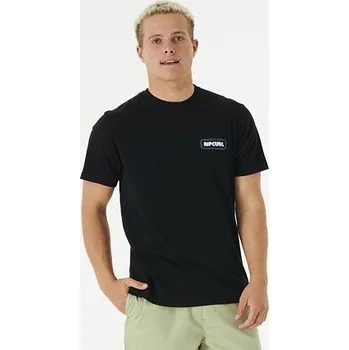 Tričko Rip Curl SURF REVIVIAL SUNSET TEE Black velikost L