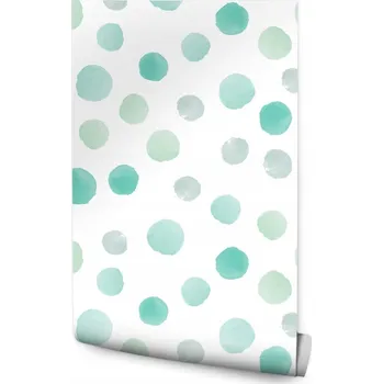 Fototapeta Tapeta Zelené Hrášky Malované Akvarelem/206312986