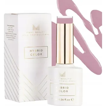 Lak na nehty TMAVĚ RŮŽOVÝ PASTELOVÝ HYBRIDNÍ LAK NA NEHTY |1005 ROSE TAUPE| HYBRID COLOR |UV