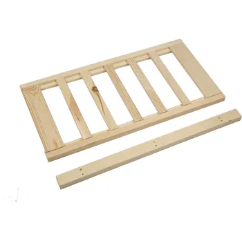 Dílenský regál Police na bedničky a přepravky LSS na dřevěný regál borovice