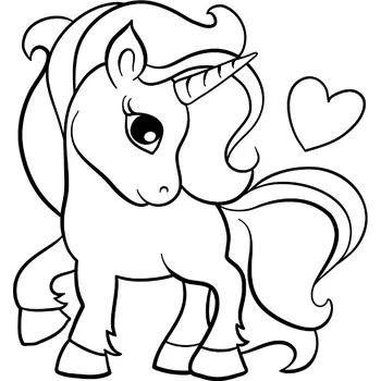 Mandaly pro děti Šablona na pískovaní Jednorožec (10x10cm)