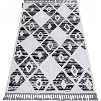 Koberec KOBEREC BERBERSKÝ 120x170 ROMBY černý #GR4073