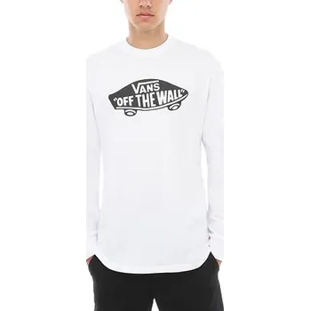 Pánské tričko Tričko Vans OTW LONG SLEEVE White/Black velikost M