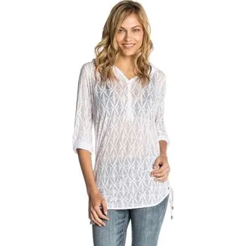 Pánské oblečení Košile Rip Curl CLARKES LS TEE White velikost S