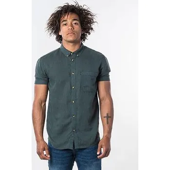 Pánská košile Košile Rip Curl VENTURA S/S SHIRT Dark Forest velikost XL