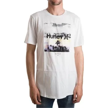 Pánské tričko Tričko Hurley SPLITTER White velikost M