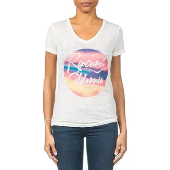 Tričko Rip Curl RIPCURL CALIFORNIA TEE Vanilla Marle velikost M