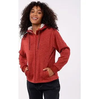 Pánská mikina Mikina Rip Curl HEATHER POLAR ZIP HOOD Dark Red velikost L