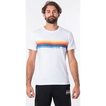 Pánské tričko Tričko Rip Curl ECLIPSE S/S TEE Optical White velikost S
