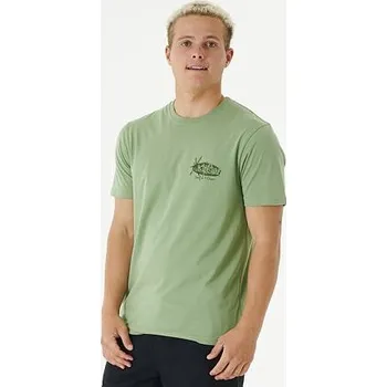 Pánské tričko Tričko Rip Curl KEEP ON TRUCKING TEE Jade velikost L