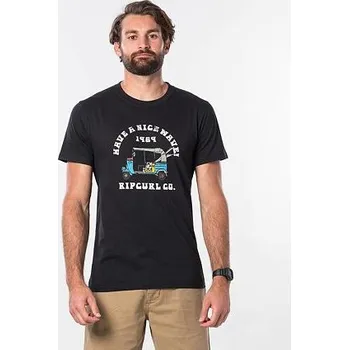 Pánské tričko Tričko Rip Curl TUC TUC S/S TEE Black velikost XL