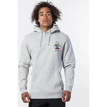 Pánská mikina Mikina Rip Curl SEARCH ICON HOOD Cement Marle velikost M
