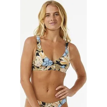 Dámské plavky Plavky Rip Curl FOLLOW THE SUN CROP Black velikost L