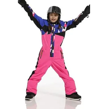 Chlapecká bunda Overal Rehall SUZANNE JR Fluo Pink velikost 176