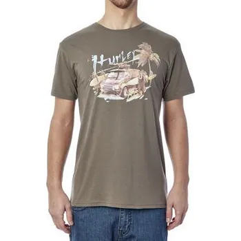 Pánská móda Tričko Hurley RAD COMPANY Dark Dune velikost L