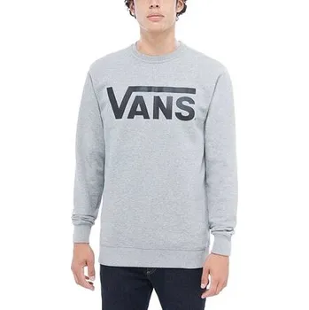 Pánská mikina Mikina Vans VANS CLASSIC CREW II Cement Heather/Black velikost L
