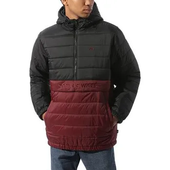 Pánská bunda Bunda Vans CARLTON PUFFER ANORAK II Black/Port Royale velikost XL