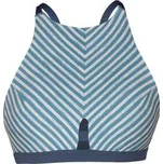 Plavky Hurley QUICK DRY HAZARD HIGH NECK SURF TOP Noise Aqua velikost S