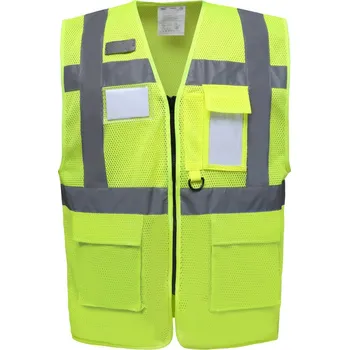pracovní vesta Yoko Vesta HVW820 Hi-Vis, síťovaná, výstražná COT79W820zv803-hi vis yell L Žlutá fluorescent