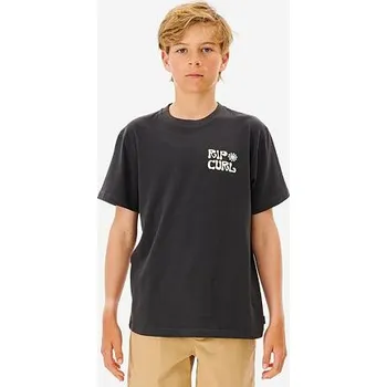 Tričko Rip Curl SWC ORGANIC MATTERS TEE -BOY Washed Black velikost 16