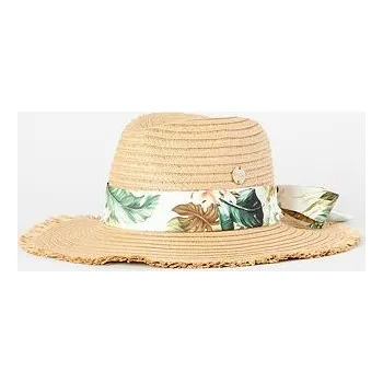Klobouk Klobouk Rip Curl ON THE COAST PANAMA HAT Tobacco velikost S
