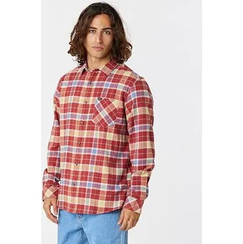 Dámská košile Košile Rip Curl CHECKED IN FLANNEL Dusty Mushroom velikost XL