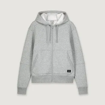 Pánská mikina Mikina Kathmandu ANY-TIME SWEATS UNISEX ZIP HOO A54-Light Grey velikost XS