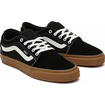 Pánské tenisky Boty Vans CHUKKA LOW SIDESTRIPE Black/Gum velikost 44.5