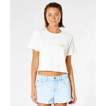Tričko Rip Curl THE ISLAND CROP TEE Bone velikost XS