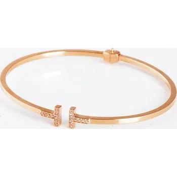 Náramek Luxusní dámský zlatý náramek ZLNA1501F + Dárek zdarma