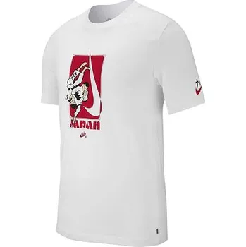 Pánská móda Tričko Nike SB DRI-FIT White/Rush Pink velikost L