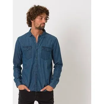 Oblečení a móda Košile Animal EDDIE Mid Wash velikost XL