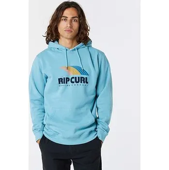Pánská mikina Mikina Rip Curl HEY MAMA PRINT HOOD Dusty Blue velikost XL