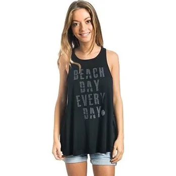 Pánské tričko Tričko Rip Curl BEACH DAY RIBBED TANK Black velikost M