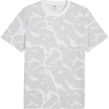 Pánské tričko Pánské triko Puma ESSENTIALS LOGO LAB AOP TEE L Šedá, Bílá