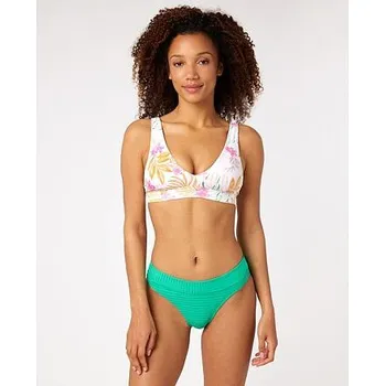 Dámské oblečení Plavky Rip Curl SUNDANCE ADJUSTABLE HALTER White velikost L