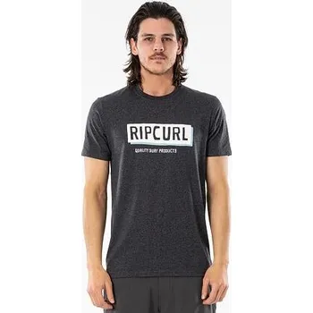 Tričko Rip Curl BOXED TEE Black Marled velikost S