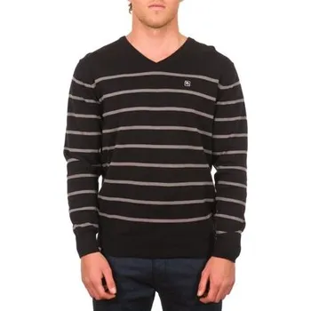 Pánská mikina Svetr Rip Curl ZONTAL V-NECK SWEATER Black velikost M