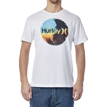 Pánské tričko Tričko Hurley SMOKEY White velikost M