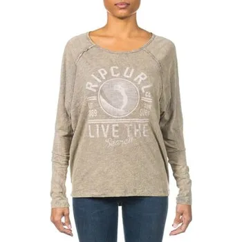 Pánské tričko Tričko Rip Curl LIVE THE SEARCH TEE Nickel Marle velikost S